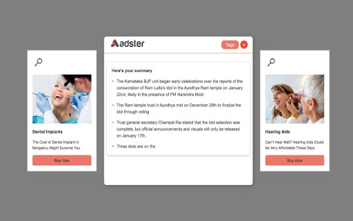 Ask Adster AI - 谷歌插件