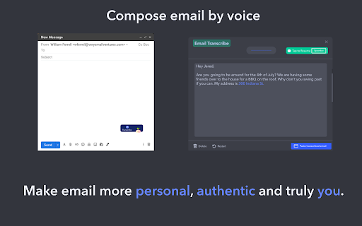 Voice Email - 谷歌插件