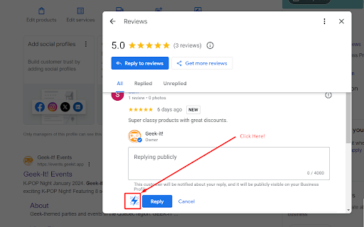 MailMagic AI for Google Reviews - 谷歌插件