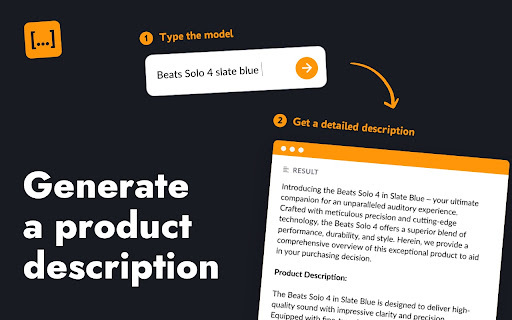 AI Description Generator - 谷歌插件
