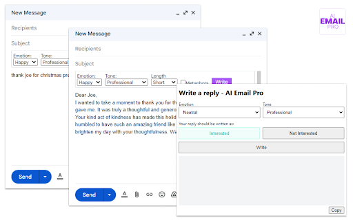 AI Email Pro Chrome Extension - 谷歌插件