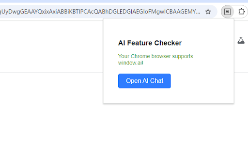 AI Feature Checker - 谷歌插件