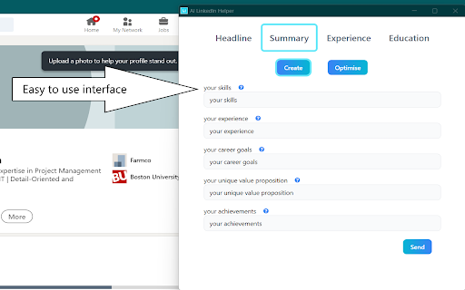 AI LinkedIn Helper - 谷歌插件