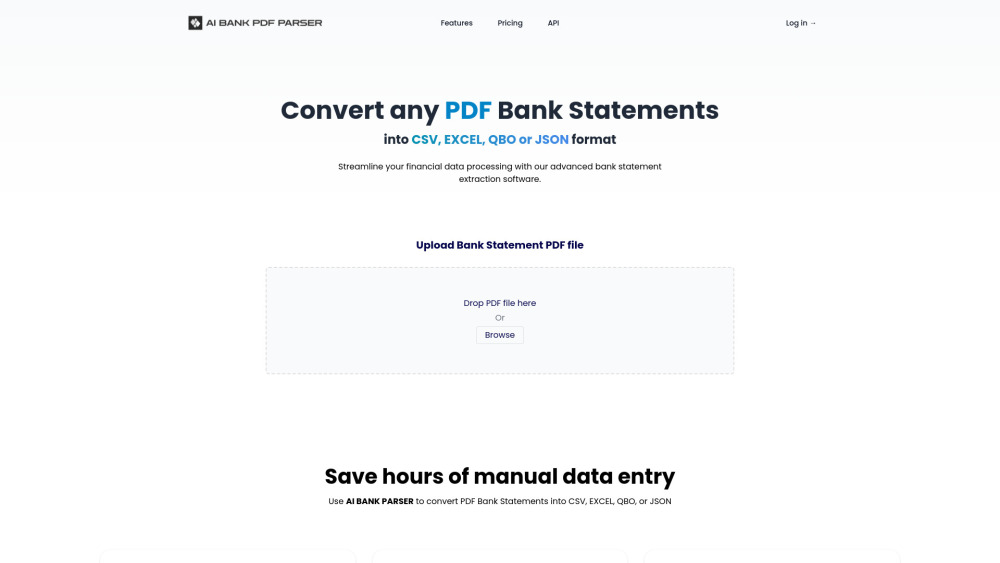 PDF Bank Statements Converter