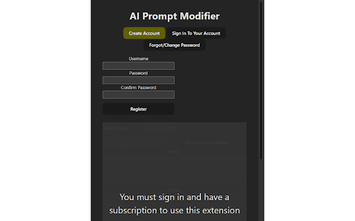 ChatGPT Prompt Modifier - 谷歌插件