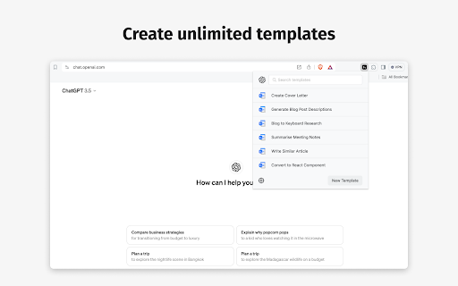 AI Prompt Template Builder - 谷歌插件