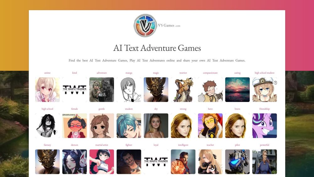 V5 Games AI Chat - 文字冒险游戏