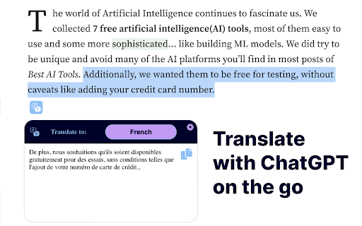 AI Translate - 谷歌插件