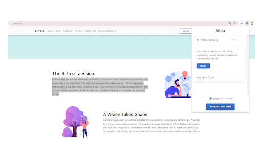 AITTIA Chrome Extension - 谷歌插件
