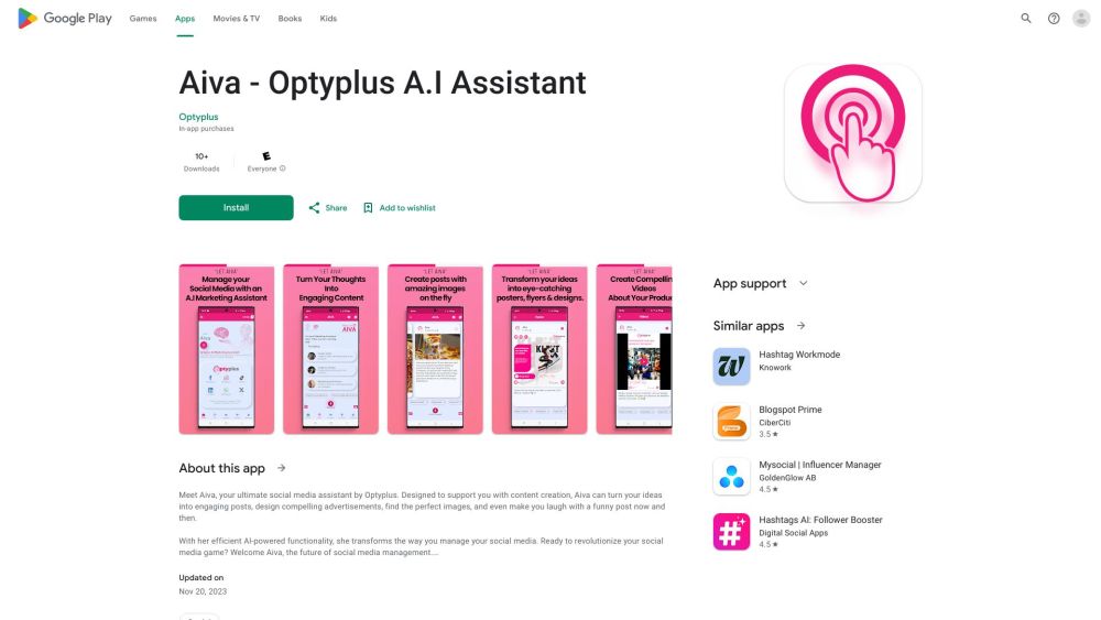 Aiva - Optyplus人工智能助手