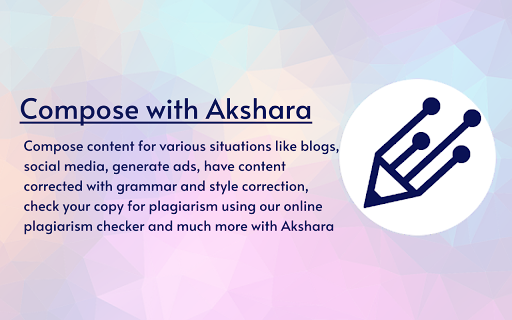 Akshara - 谷歌插件
