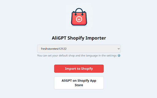 AliGPT Shopify App Companion - 谷歌插件