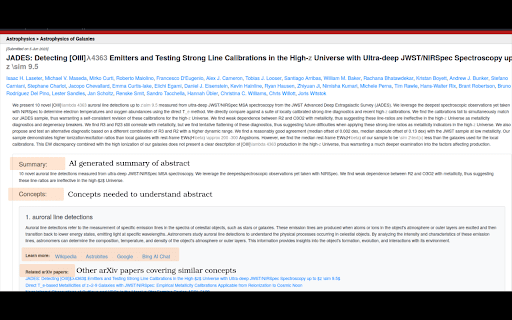arXiv Reader Enhancer - 谷歌插件