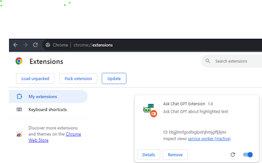 ChatGPT Chrome Extension - 谷歌插件