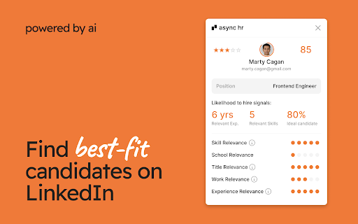 Linkedin Candidate Finder - 谷歌插件