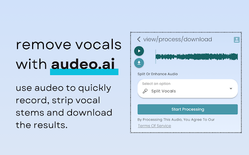 audeo.ai - 谷歌插件
