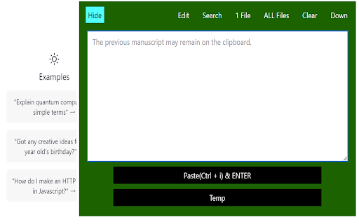 ChatGPT Log Manager - 谷歌插件