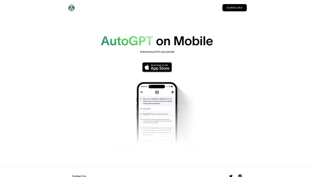 AutoGPT移动版 - 手机中的自动化AI