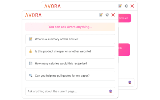 Avora - 谷歌插件