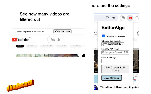 YouTube Algorithm Control - 谷歌插件