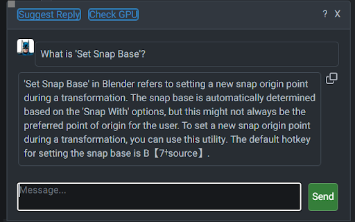 Blender AI Assistant - 谷歌插件