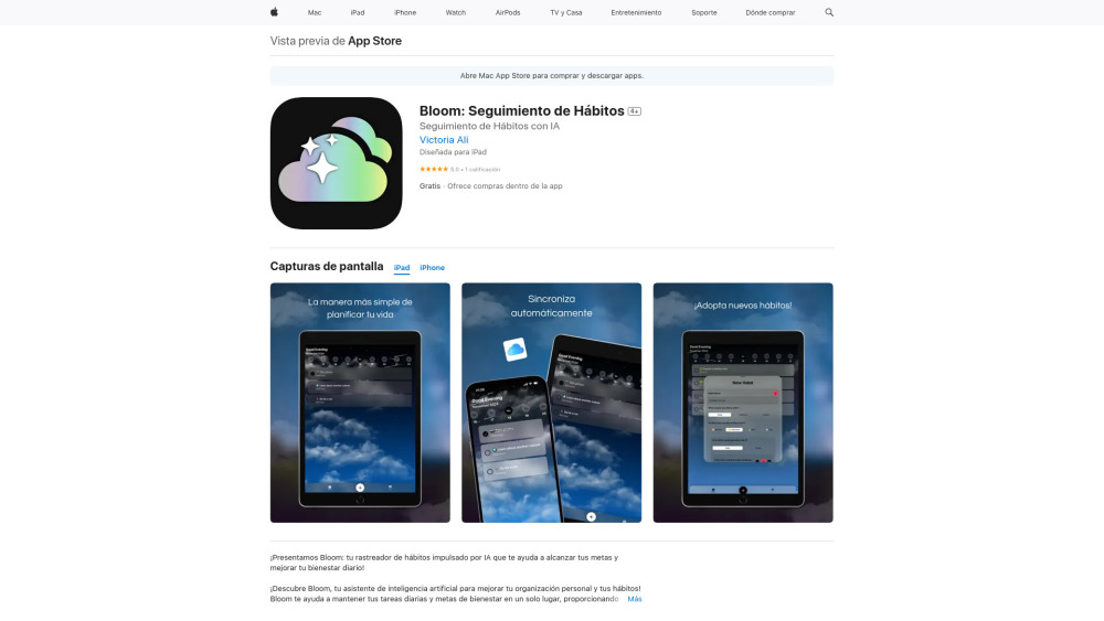 Bloom: Seguimiento de Hábitos