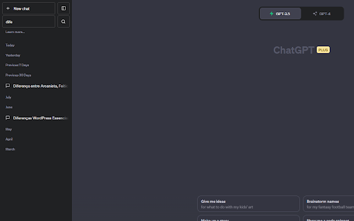 Chat GPT Extension - 谷歌插件