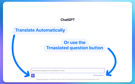 ChatGPT Translation - 谷歌插件