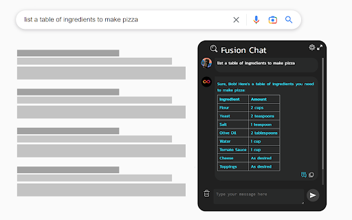 Fusion Chat - 谷歌插件