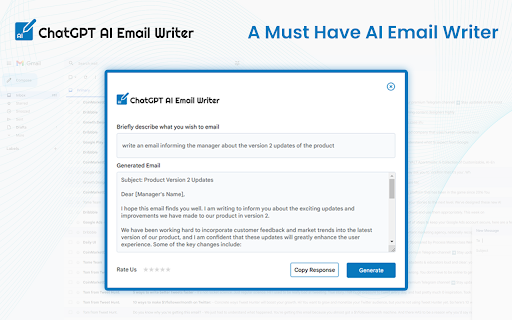ChatGPT for Gmail - 谷歌插件