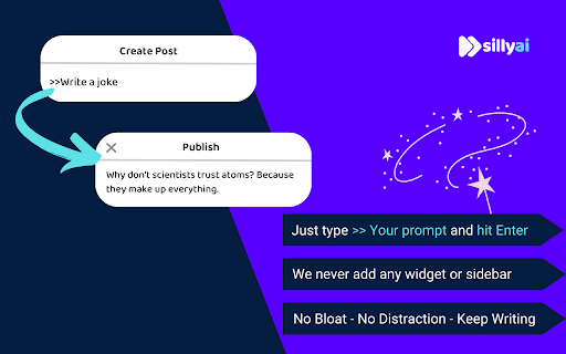 Silly AI's ChatGPT Chrome Extension - 谷歌插件