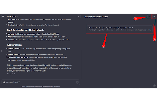 ChatGPT Citation Generator - 谷歌插件