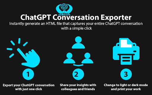 ChatGPT Conversation Exporter - 谷歌插件