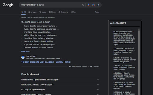 ChatGPT Assistant for Web Search - 谷歌插件
