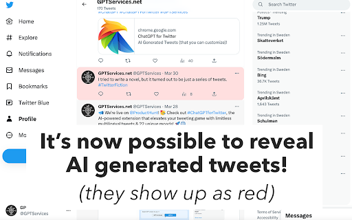 Twitter的ChatGPT - 谷歌插件