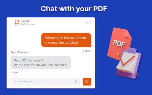 PDF Summarizer and ChatGPT - 谷歌插件