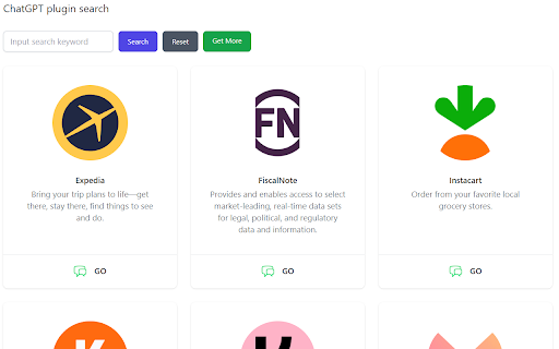 ChatGPT Plugins Search - 谷歌插件