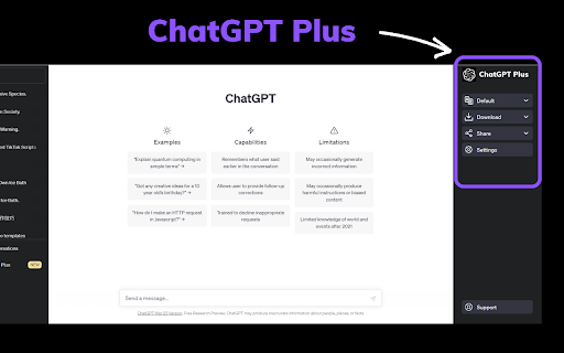 ChatGPT Plus - Batch Export GPT Conversations - 谷歌插件