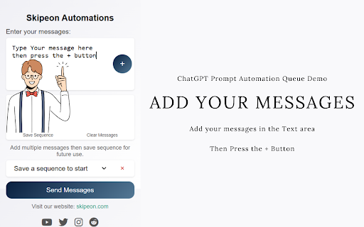 ChatGPT Prompt Automation Queue - 谷歌插件