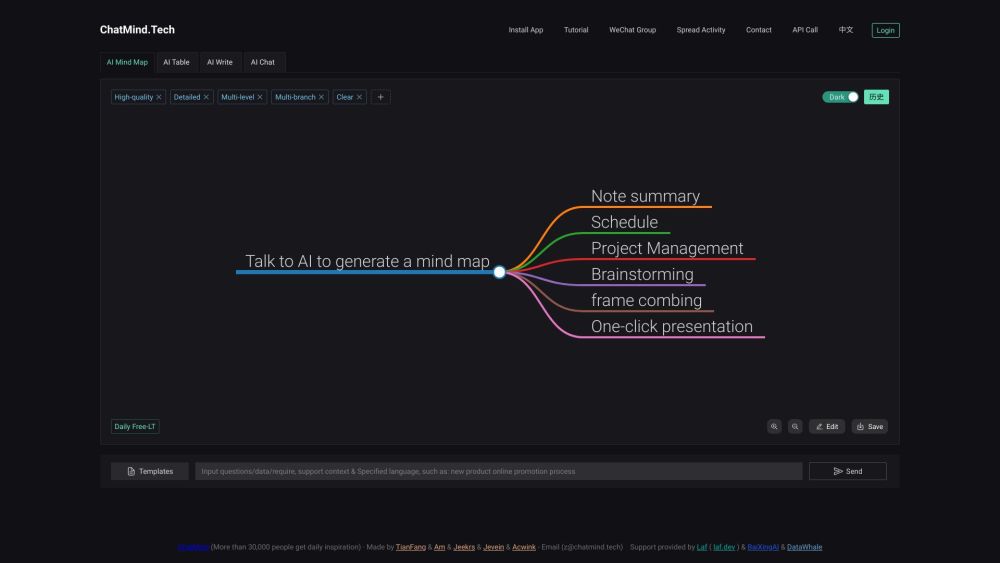 Chatmind AI思维导图和头脑风暴
