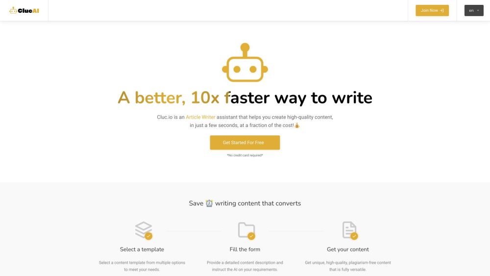 Cluc.io：专业的AI内容创作平台