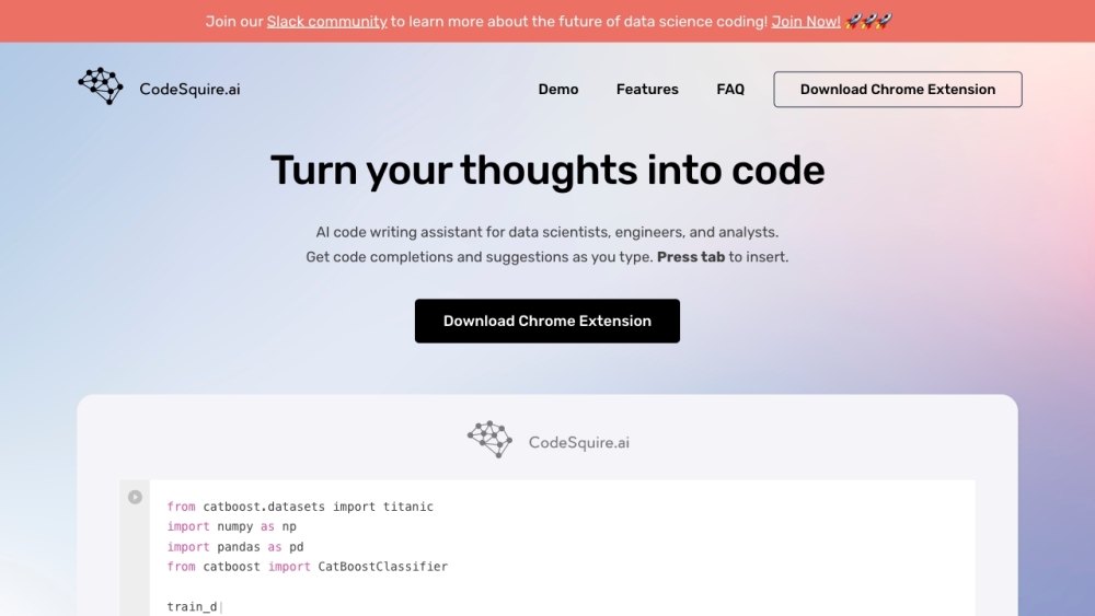 CodeSquire - AI代码编写助手
