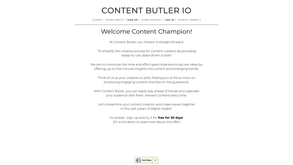 Content Butler.io