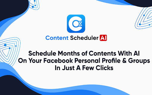The Content Scheduler AI - 谷歌插件