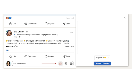 AI LinkedIn Comment Generator - 谷歌插件