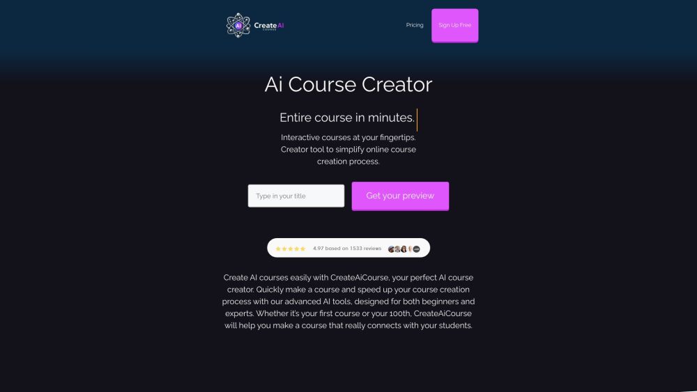 CreateAiCourse