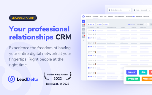 LeadDelta CRM - 谷歌插件