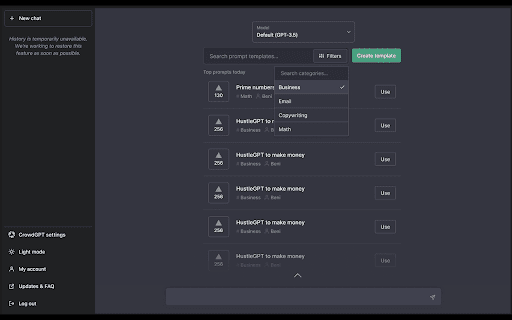 CrowdGPT Chrome Extension - 谷歌插件