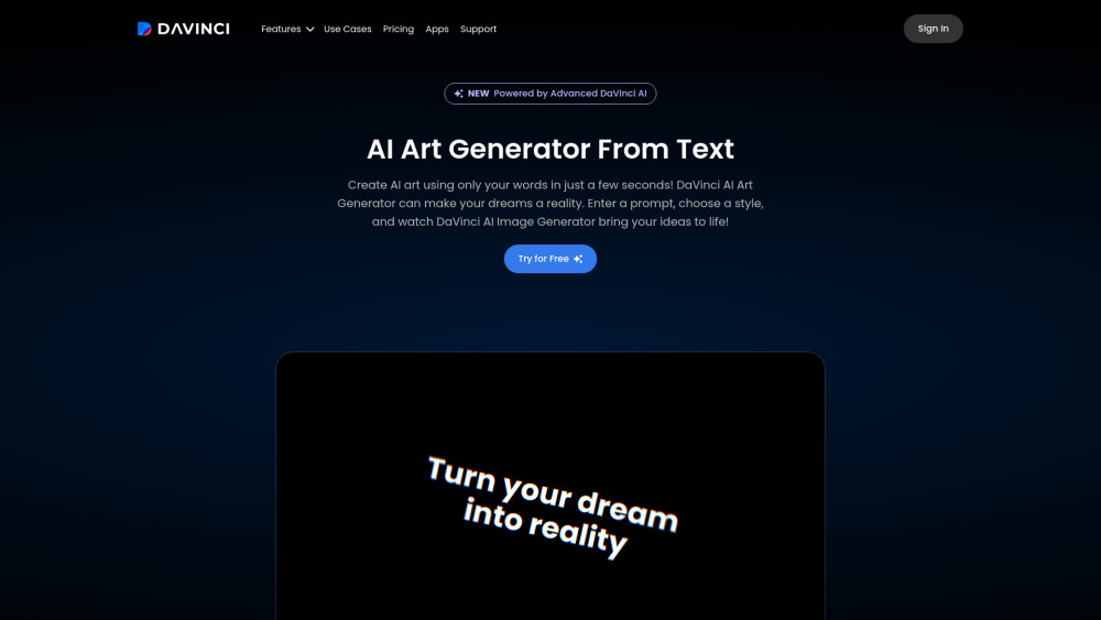 DaVinci AI Art Generator