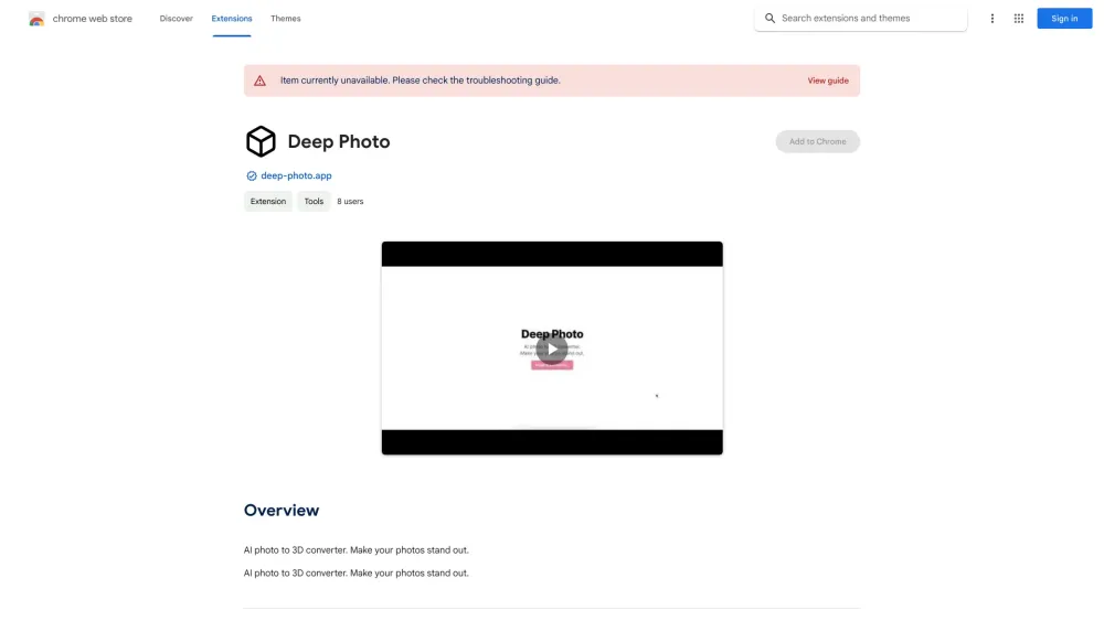 PhotoTo3DConverter - 谷歌插件